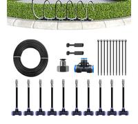 Drip Irrigation Kit | Adjustable Sprinkler System | Adjustable Water Saving Supplies Automatic Gardening Solution for Pots Landscaping Patio Raised Beds Vegetable Balcony