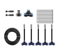 Drip Irrigation Kit | Adjustable Sprinkler System,Quick-Connect Supplies Adjustable Design for Balcony Plant Care Greenhouse Pots Patio Vegetable Landscaping