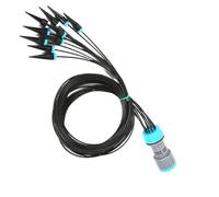 Drip Irrigation Kit, With 10-Head Quick Connect, ABS, Garden Watering System Emitters, MicroDrip Irrigation Set, Self-Watering Spikes, For Outdoor Yard Lawn Greenhouse Patio