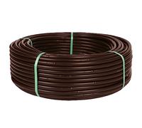 Drip Irrigation Kits Drip Pipe Drip Line Irrigation Pipe Made IN EU (16mm/2.0 LPH, 125m, Brown)