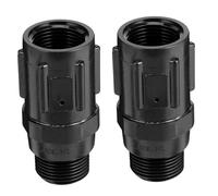 Drip Irrigation Pressure Regulator,2Pcs Irrigation Kit 20PSI Garden Irrigation Systems 3/4 Inch Easy Drip Pressure Regulators Irrigation System Pressure Reducer