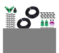 Drip Irrigation System Kit,Lawn Sprinkler System Kit - 360 Degrees Rotating Automatic 98Ft Garden Accessories for Hydration Patio Flower Yard Landscape Greenhouse Outdoor Tree Vegetable Root