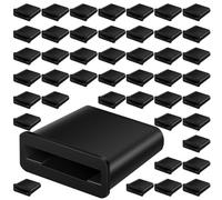 Drip Line Plugs, Drip Irrigation Pipe Stopper, Hose End Connection, Pack of 50 Leak-Proof Drip Irrigation Caps, Foldable 5/8 Inch Pipe Connectors for Landscape, Potted Plants and Soak