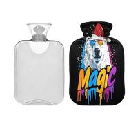 Drip Magic Bear hot-Water Bottle with Soft Cover 2L Water Bag for Neck Shoulder Warmer Menstrual Cramps Bolsa de agua Caliente para el Dolor