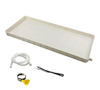 Drip Pan for Portable Air Conditioner - Condensate Drain Pan and Hose Kit, Durable Plastic Catchment Trough for Indoor and Outdoor Use