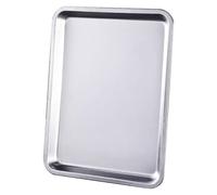 Drip Pan, Stainless Steel Seedling Trays, Baking Tray, Washer Machine Drain Pan, Rectangular Flat Type Lab Instrument Tool(60 * 40 * 2.5cm)