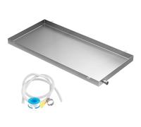 Drip Pan with Drain Hose & Clamp, Versatile Oil Drip Tray for Plants | Drip Pan with Drain Hose & Clamp for Efficient Water Collection in Plants, Cars, and Heaters