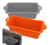 Drip Pans,Upgrade 2 Pack Reusable Silicone Grease Cup Liners for Blackstone Griddle, Grease Catcher Liner Grill Grease Tray Accessories (grey+orange)