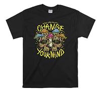 Drip Skull Change Your Mind Official Men Women Unisex Top T Shirt-XL Black