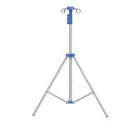 Drip Stand Metal Multifunctional Foldable Drip Bag Stand Lightweight Stable Base for Clinic (White)