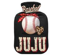 Drip-Style White Baseball hot-Water Bottle with Soft Cover, 2L hot Compress Bag for Menstrual Cramps,Menstrual Cramps,Bolsa para agua Caliente