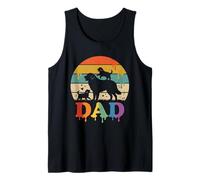Drip Sunset Great Pyrenees Dog Dad Father's Day Mens Womens Tank Top