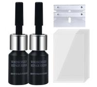 DRIPDRIP Windscreen Repair Kit | Long-Lasting Automotive Glass Nano Repairs Fluid | Windshield Chip Repair Kit (2pcs)