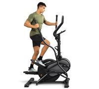 Dripex 3-in-1 Elliptical Cross Trainer for Home Gym, Cardio Climber Elliptical Machine with 16-Level Silent Magnetic Resistance, 8 kg Flywheel, LCD Monitor with Workout Data & Pulse Sensors