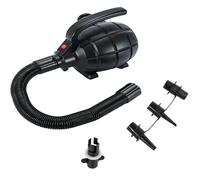 Dripex 600W Electric Air Pump, High Flow 1600L/min Automatic 2 in 1 Quick Fill Inflator Deflator with 4 Sizes Nozzle Power Pump for Air Bed Mattress Inflatables Paddling Pool Beach Toys