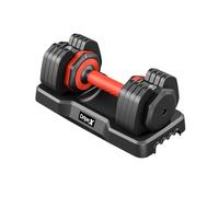 Dripex Adjustable Dumbbells 25LB/11KG Weights, 2kg to 11kg Adjustable Weights for Men and Women, Anti-Slip Handle with Safety Locking Mechanism for Home Gym Exercise Equipment-1 Single