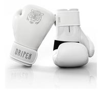 Dripex Boxing Gloves for Men Women Youth, Boxing Training Gloves | for Heavy Bag Workout, Muay Thai, Kickboxing, Sparring Punching White tiger 10oz