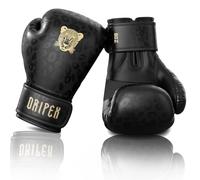 Dripex Boxing Gloves for Men Women Youth, Boxing Training Gloves | for Heavy Bag Workout, Muay Thai, Kickboxing, Sparring Punching Gold leopard 8oz