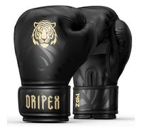 Dripex Boxing Gloves for Men Women Youth, Boxing Training Gloves | for Heavy Bag Workout, Muay Thai, Kickboxing, Sparring Punching Gold tiger 14oz