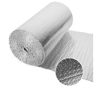 Dripex Double Bubble Foil Insulation, Heat Reflective 5 - 6mm Thick Double-Layer Aluminium Insulation Foil, Loft Boat Caravan Home Wall Roof Shed, 0.6m x 10m(6㎡)
