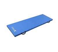 Dripex Folding Gymnastics Exercise Mat - 6FT/8FT Home Gym Mats with Carry Strap 5cm(2’’) Thick Foam Nonslip Soft PU Leather for Yoga/Tumbling/Camping/Pilates/Martial Arts Training/Floor Workout
