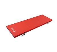 Dripex Folding Gymnastics Exercise Mat - 6FT/8FT Home Gym Mats with Carry Strap 5cm(2’’) Thick Foam Nonslip Soft PU Leather for Yoga/Tumbling/Camping/Pilates/Martial Arts Training/Floor Workout