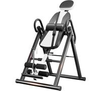 Dripex Gravity Heavy Duty Inversion Table with Headrest & Adjustable Protective Belt Back Stretcher Machine for Pain Relief Therapy (White)