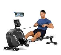 Dripex Home Rowing Machine, Foldable Rowing Machine, Quiet Full Body Workout Equipment, Rowing Machines for Home, Rower Machine For UK Apartment, Small Space, Daily Full Body Fitness Training