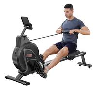 Dripex Magnetic Rowing Machine for Home Use Rower Machine for Home Gym & Cardio Training Rower with Aluminum Slide Rail, 16 Adjustable Resistance & LCD Monitor