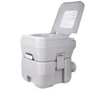 Dripex Portable Camping Toilet - 20L Handle Removable Handle Portaloo with Flush for Outdoor Camping Hiking Travel Caravan