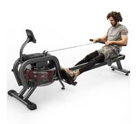 Dripex Rowing Machine Water for Home Use, LCD Monitor