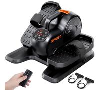 Dripex Under Desk Elliptical Machine, 3-in-1 Electric Leg Exerciser with Remote, 16 Adjustable Speeds & Resistance, Seated Pedal Exerciser for Home Office and Seniors, Fully Assembled