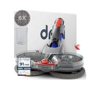 Dripl Mop Attachment for Dyson V12 Vacuum Cleaner, Electric Floor Mop with Removable Water Tank and 6 Washable Mops + 1 Filling Container
