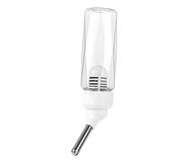 Dripless Small Animal Water Bottle Ferret Hamster Guinea Pig Squirrel Easy Fix Cage 80ml/125ml Hamster Dispenser for Cage Bottle No Drip Filter Bottle Small