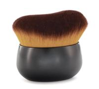 DRIPOO Large Size Brush for Blending Body, Self-Tanning, Body Makeup and Contour 80mm Oval Dense Kabuki Head Ensures Uniform Coverage and No Streaks Application