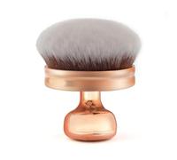 DRIPOO Liquid Makeup Foundation Brush, Professional Round Kabuki Brush for Self Tanning Ideal for Blending Mineral Powders, Blending and Applying with Precision, Rose Gold