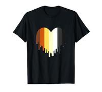 Dripping Gay Bear Heart Gay Bear Pride T-Shirt