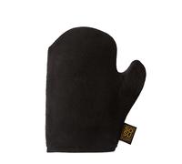 Dripping Gold Luxury Velvet Tanning Mitt Black