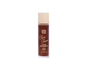 Dripping Gold Skin Sheen Dual Finish Bronzing Mist | Illuminating & Matte Spray-On Bronzer for Face & Body | Lightweight, Blendable, Wash-Off Glow | 110ml