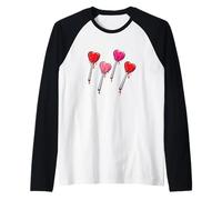Dripping Heart Lollipops Dark Romance Love Aesthetic Raglan Baseball Tee