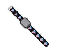 Dripping Heart Trans LGBTQ Transsexual Compatible with IWatch Series Silicone Strap Smartwatch Replacement Bands 38mm/40mm