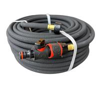 Dripping Hose Pipe/Porous Pipe with Flow Control Valve - Flexible Garden Soaker Hose,Ideal for Garden Irrigation with Lower Water Use-Water Direct to The Roots (7.5, Meters)