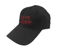 Dripping Logo Baseball Cap Alice Cooper Black One Size