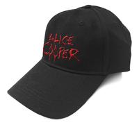 Dripping Logo Strapback Baseball Cap Alice Cooper Black One Size