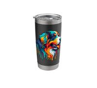 Dripping Paint Art Entlebucher Mountain Dog Stainless Steel Insulated Tumbler