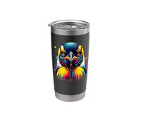 Dripping Paint Art Penguin Penguins Stainless Steel Insulated Tumbler