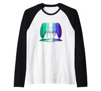Dripping Paint Gay Men Flag Controller - Gaymers Raglan Baseball Tee