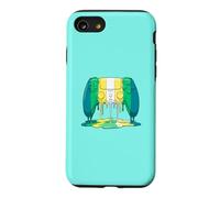 Dripping Paint Non-binary Boy Flag Controller - Gamers Case for iPhone SE (2020) / 7/8