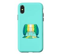 Dripping Paint Non-binary Boy Flag Controller - Gamers Case for iPhone X/XS