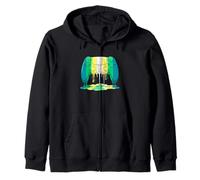 Dripping Paint Non-binary Boy Flag Controller - Gamers Zip Hoodie